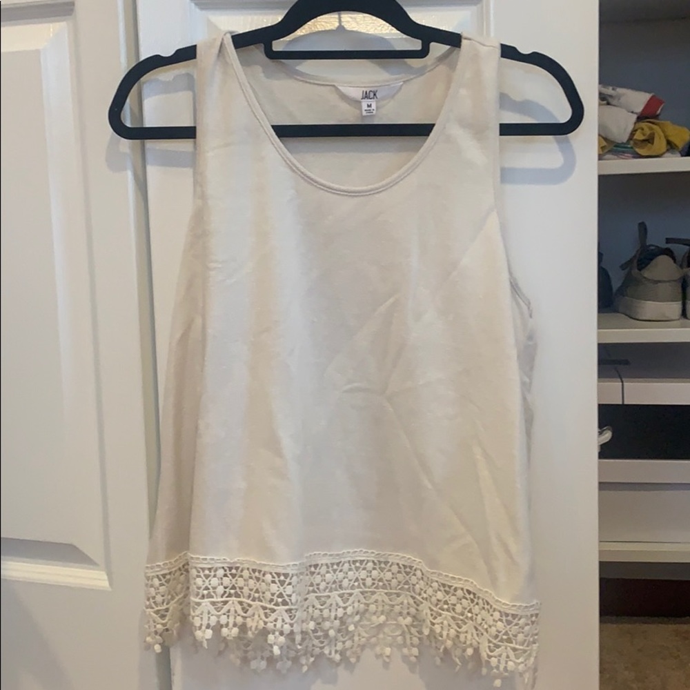 Off white tank
